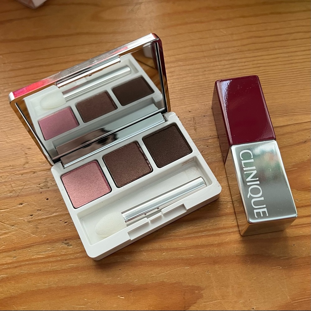 Clinique Mini Eye Shadow and Lip Stick bundle